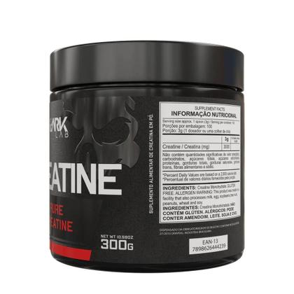 Creatina Monohidratada em Pote 300g 100% Pura Dark Lab