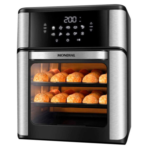Fritadeira Air Fryer Forno Oven 12l Mondial Afon-12l-bi 2000w 220v
