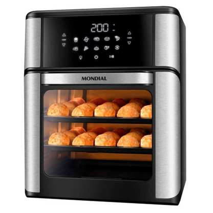 Fritadeira Air Fryer Forno Oven 12l Mondial Afon-12l-bi 2000w 220v